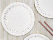 Picture of PAPER PLATES POLKA DOTS WHITE 18CM - 6 PACK